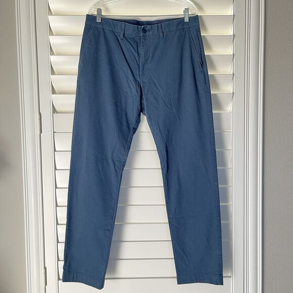 J. Crew Factory Flex Thompson Mens Chino Pants Blue size 34, cotton blend Casual - Picture 1 of 8